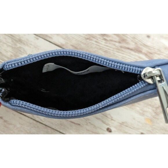 Nordstrom BP Half Moon Pouch Blue Coin Purse Bag Charm  5" Small NWT - Picture 3 of 6